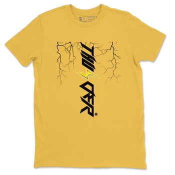 AJ4 Thunder shirts to match jordans Lightning Thunder sneaker match tees Air Jordan 4 Thunder SNRT Sneaker Tees streetwear brand Daisy 2 unisex cotton tee