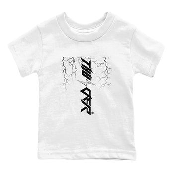 AJ4 White Thunder shirts to match jordans Lightning Thunder sneaker match tees Air Jordan 4 White Thunder SNRT Sneaker Tees streetwear brand Baby and Youth White 2 cotton tee