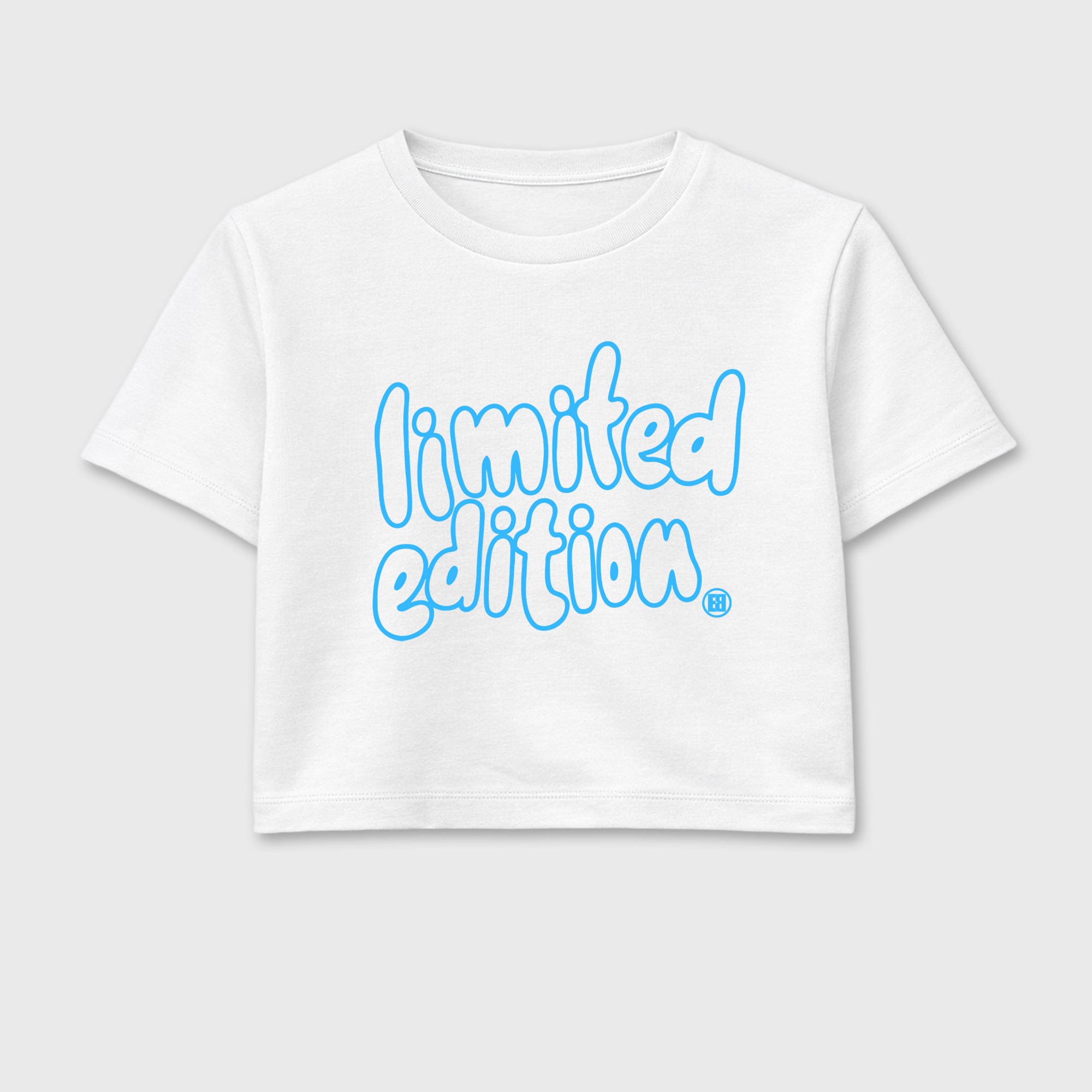 Best Sneakerfit Graphic Tee. Graphic Outfits. Sneaker Tees To Match Air Foamposite Pro University Blue Sneakers – Limited Edition Crop T-Shirt White 2