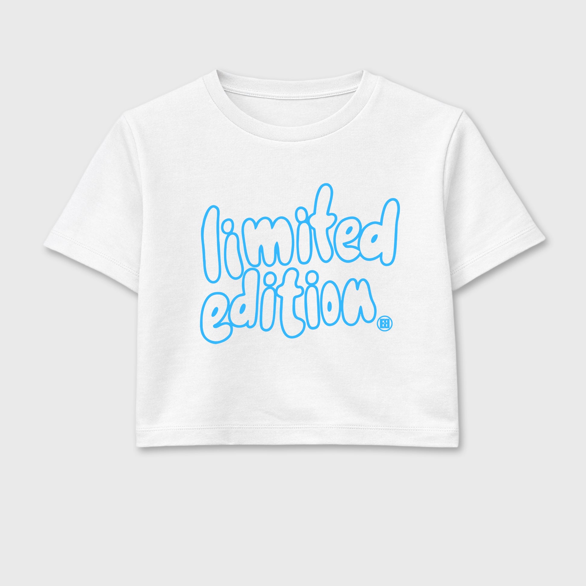 Best Sneakerfit Graphic Tee. Graphic Outfits. Sneaker Tees To Match Air Foamposite Pro University Blue Sneakers – Limited Edition Crop T-Shirt White 2