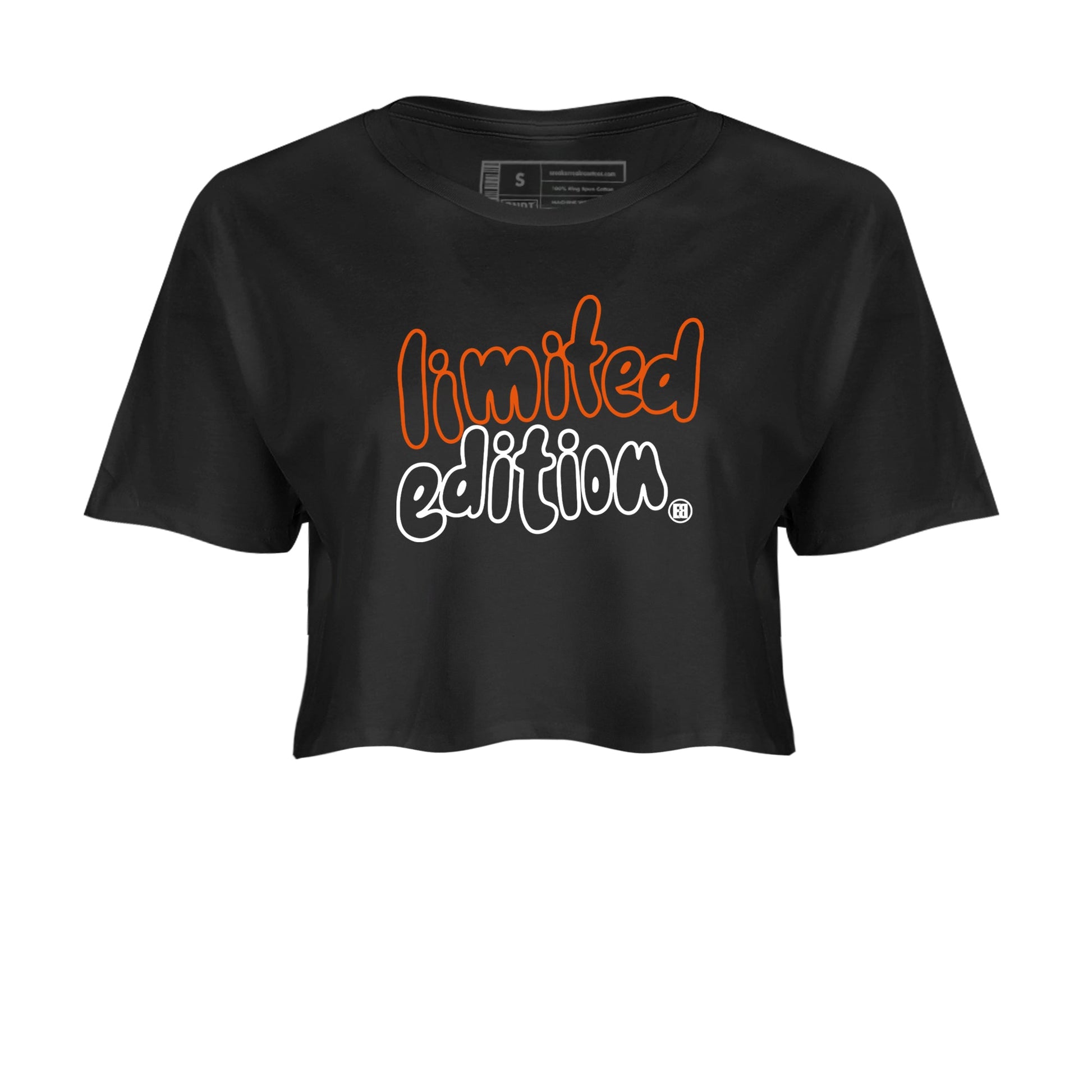 Sneaker match tees – Sneaker Tees To Match Air Jordan 1 Shattered Backboard Shoes – Limited Edition Crop T-Shirt Black 2