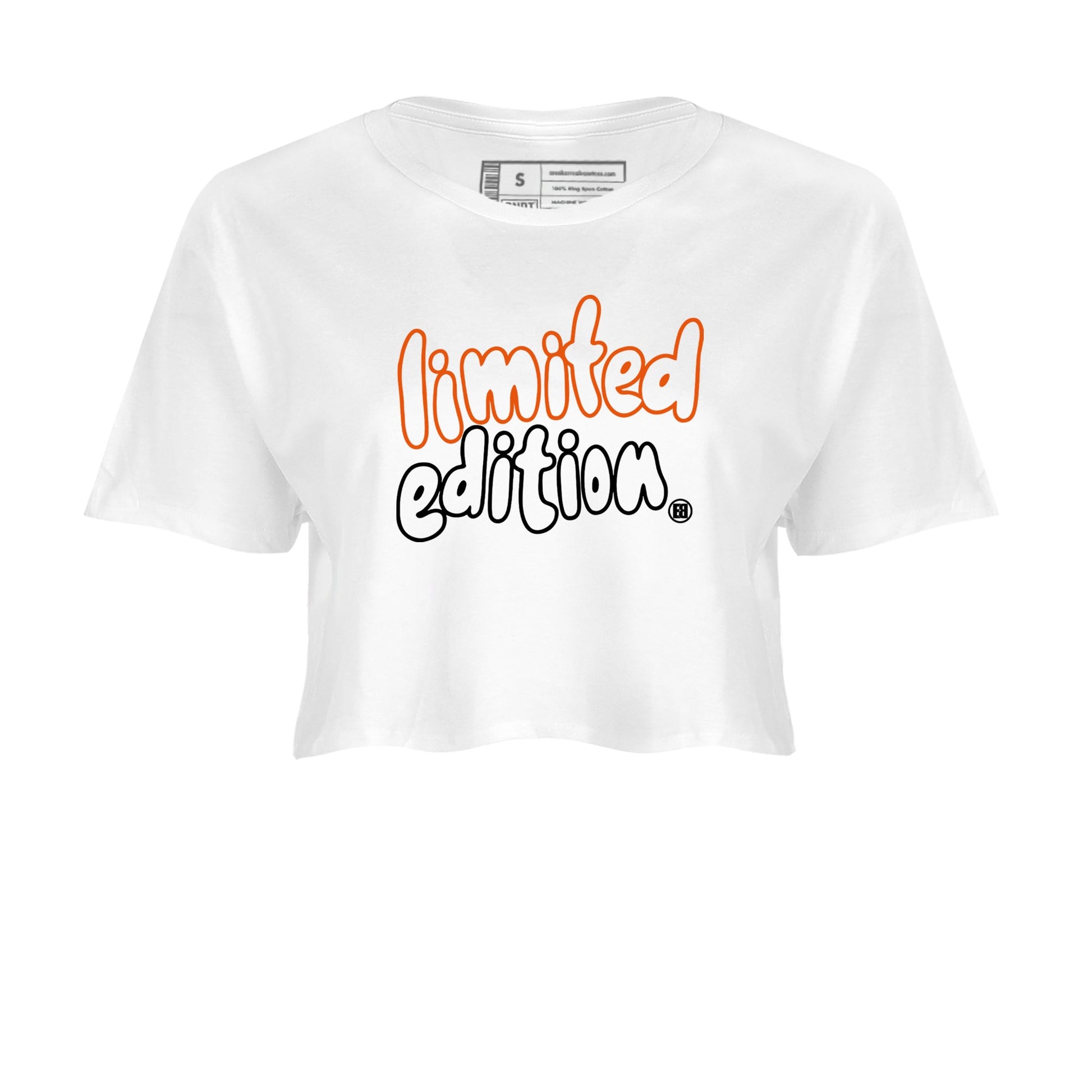 Sneaker match tees – Sneaker Tees To Match Air Jordan 1 Shattered Backboard Shoes – Limited Edition Crop T-Shirt White 2