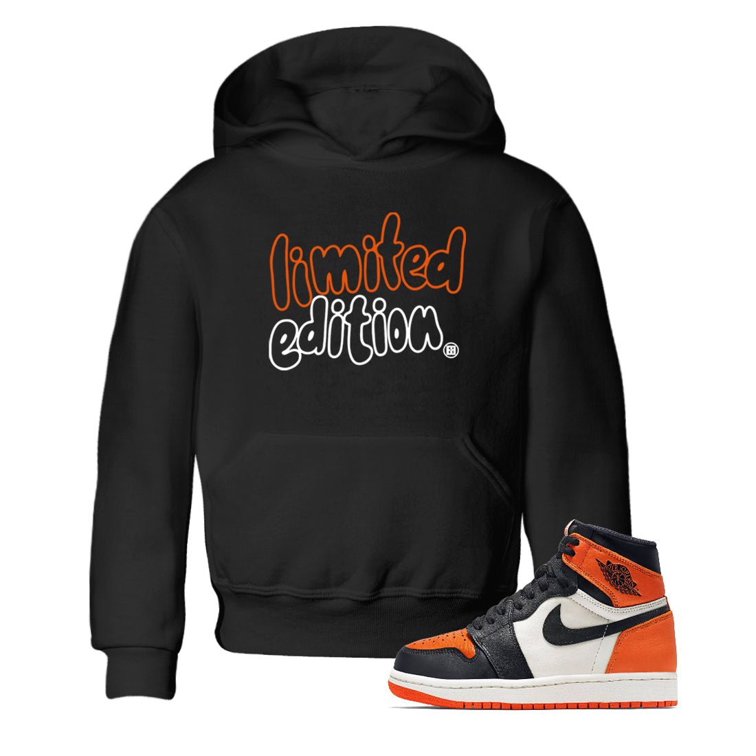 Sneaker match tees – Sneaker Tees To Match Air Jordan 1 Shattered Backboard Shoes – Limited Edition Kids T-Shirt Black 1