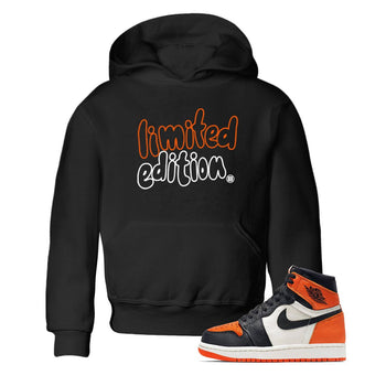 Sneaker match tees – Sneaker Tees To Match Air Jordan 1 Shattered Backboard Shoes – Limited Edition Kids T-Shirt Black 1