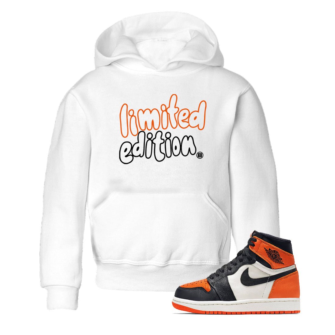 Sneaker match tees – Sneaker Tees To Match Air Jordan 1 Shattered Backboard Shoes – Limited Edition Kids T-Shirt White 1