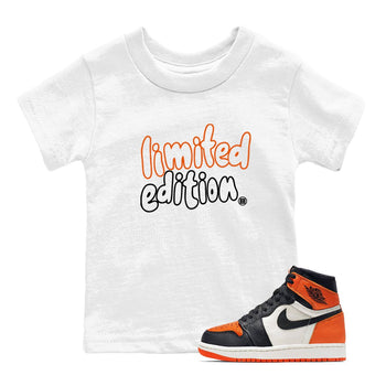 Sneaker match tees – Sneaker Tees To Match Air Jordan 1 Shattered Backboard Shoes – Limited Edition Kids T-Shirt White 1