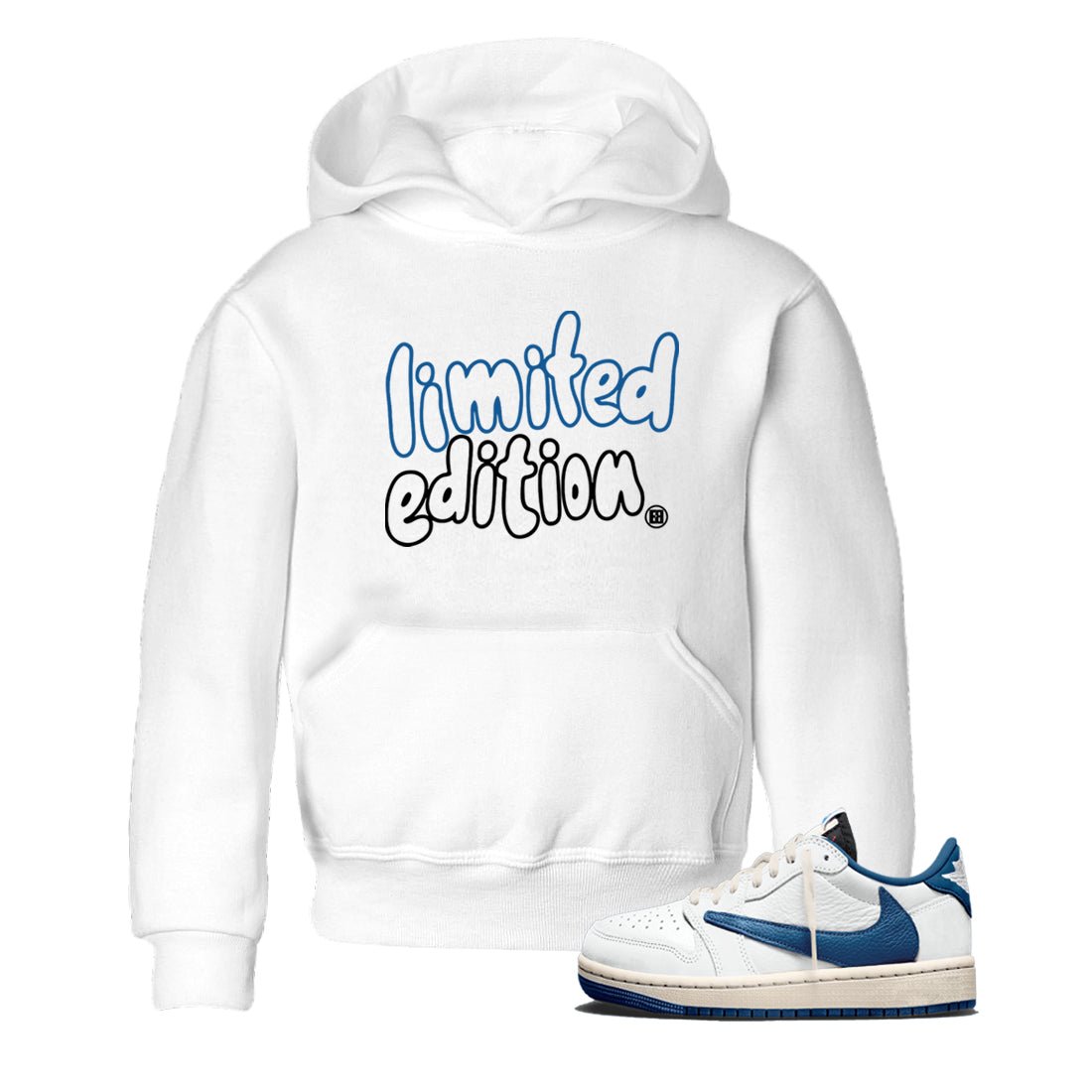 Sneaker match tees – Sneaker Tees To Match Air Jordan 1 Travis Scott Fragment Shoes – Limited Edition Kids T-Shirt White 1
