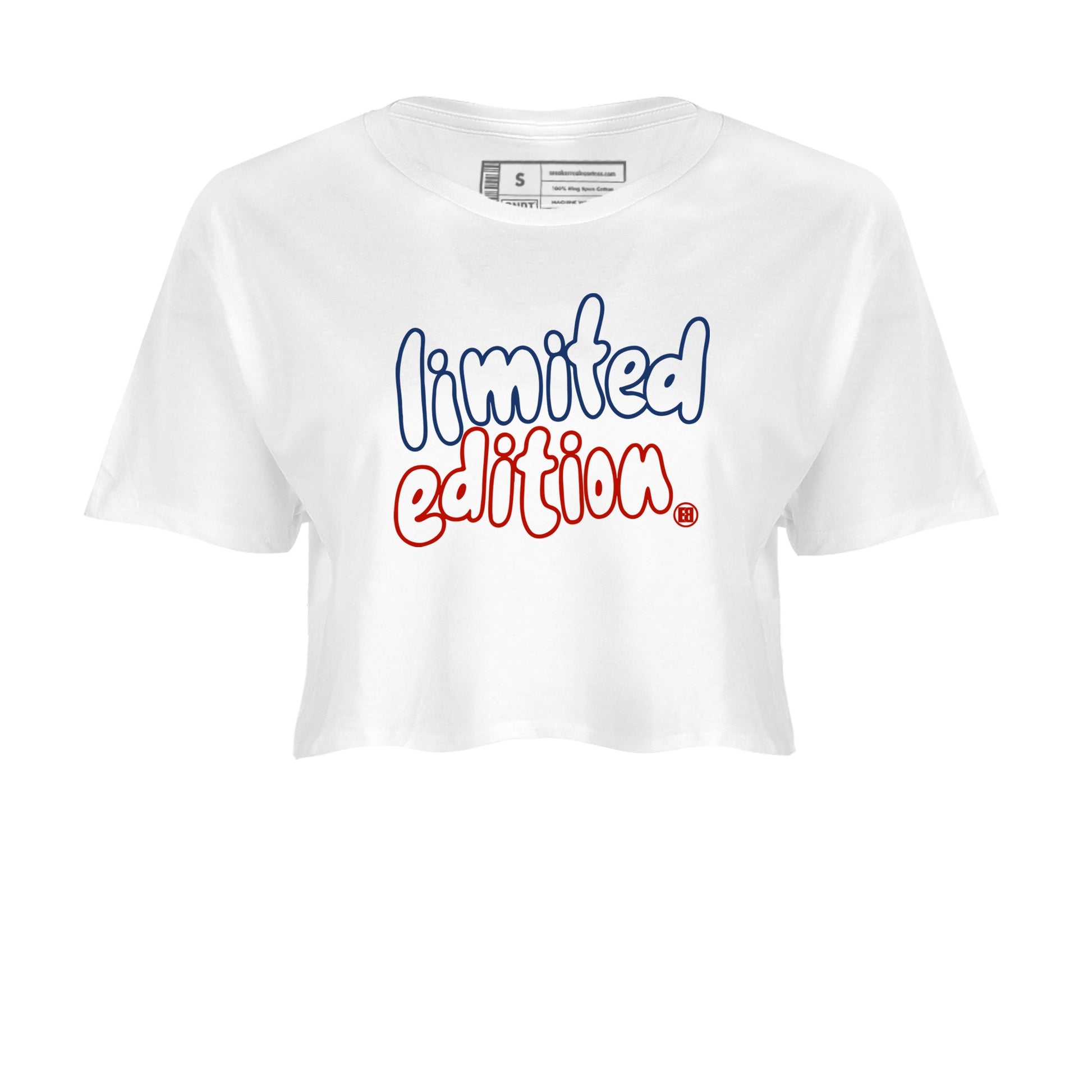 Sneaker match tees – Sneaker Tees To Match Air Jordan 11 Rare Air Shoes – Limited Edition Crop T-Shirt White 2
