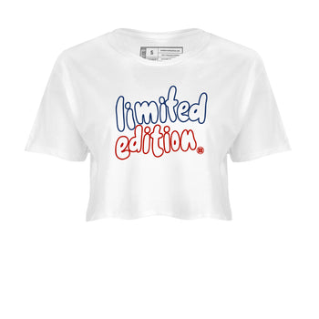 Sneaker match tees – Sneaker Tees To Match Air Jordan 11 Rare Air Shoes – Limited Edition Crop T-Shirt White 2