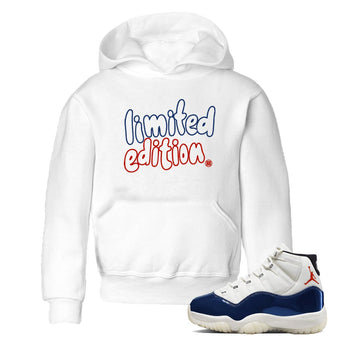 Sneaker match tees – Sneaker Tees To Match Air Jordan 11 Rare Air Shoes – Limited Edition Kids T-Shirt White 1