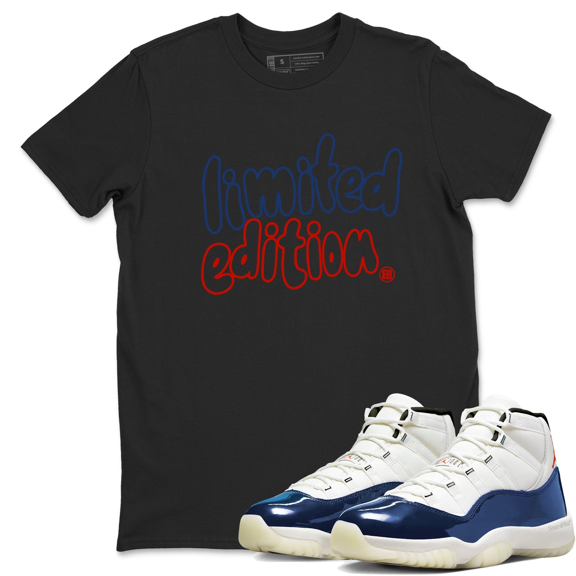 Sneaker match tees – Sneaker Tees To Match Air Jordan 11 Rare Air Shoes – Limited Edition Tee Black 1