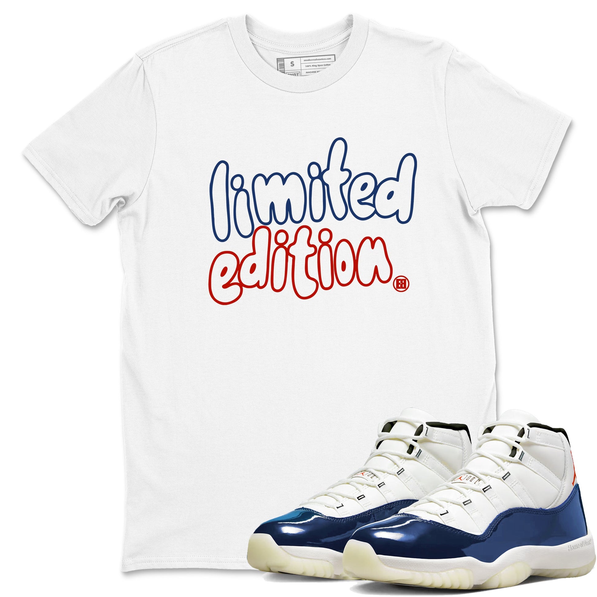 Sneaker match tees – Sneaker Tees To Match Air Jordan 11 Rare Air Shoes – Limited Edition Tee White 1