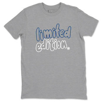 Sneaker match tees – Sneaker Tees To Match Air Jordan 12 French Blue Shoes – Limited Edition Tee Heather Grey 2