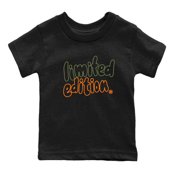 Sneaker match tees – Sneaker Tees To Match Undefeated inspired colorways Air Jordan 4 OG Olive Shoes – Limited Edition Kids T-Shirt Black 2