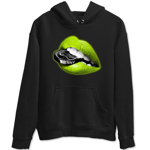 Foams One Black Volt shirts to match jordans Lips Coin sneaker match tees Air Foamposite One Black and Volt match shoes to clothes SNRT Sneaker Tees unisex cotton Black 2 shirts