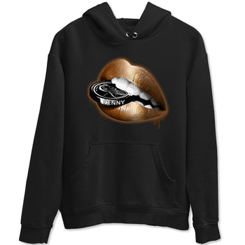 Foams One Metallic Copper shirts to match jordans Lips Coin sneaker match tees Air Foamposite One Metallic Copper match shoes to clothes SNRT Sneaker Tees unisex cotton Black 2 shirts
