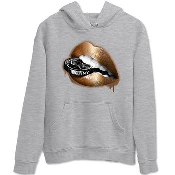 Foams One Metallic Copper shirts to match jordans Lips Coin sneaker match tees Air Foamposite One Metallic Copper match shoes to clothes SNRT Sneaker Tees unisex cotton Heather Grey 2 shirts