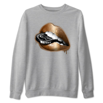Foams One Metallic Copper shirts to match jordans Lips Coin sneaker match tees Air Foamposite One Metallic Copper match shoes to clothes SNRT Sneaker Tees unisex cotton Heather Grey 2 shirts