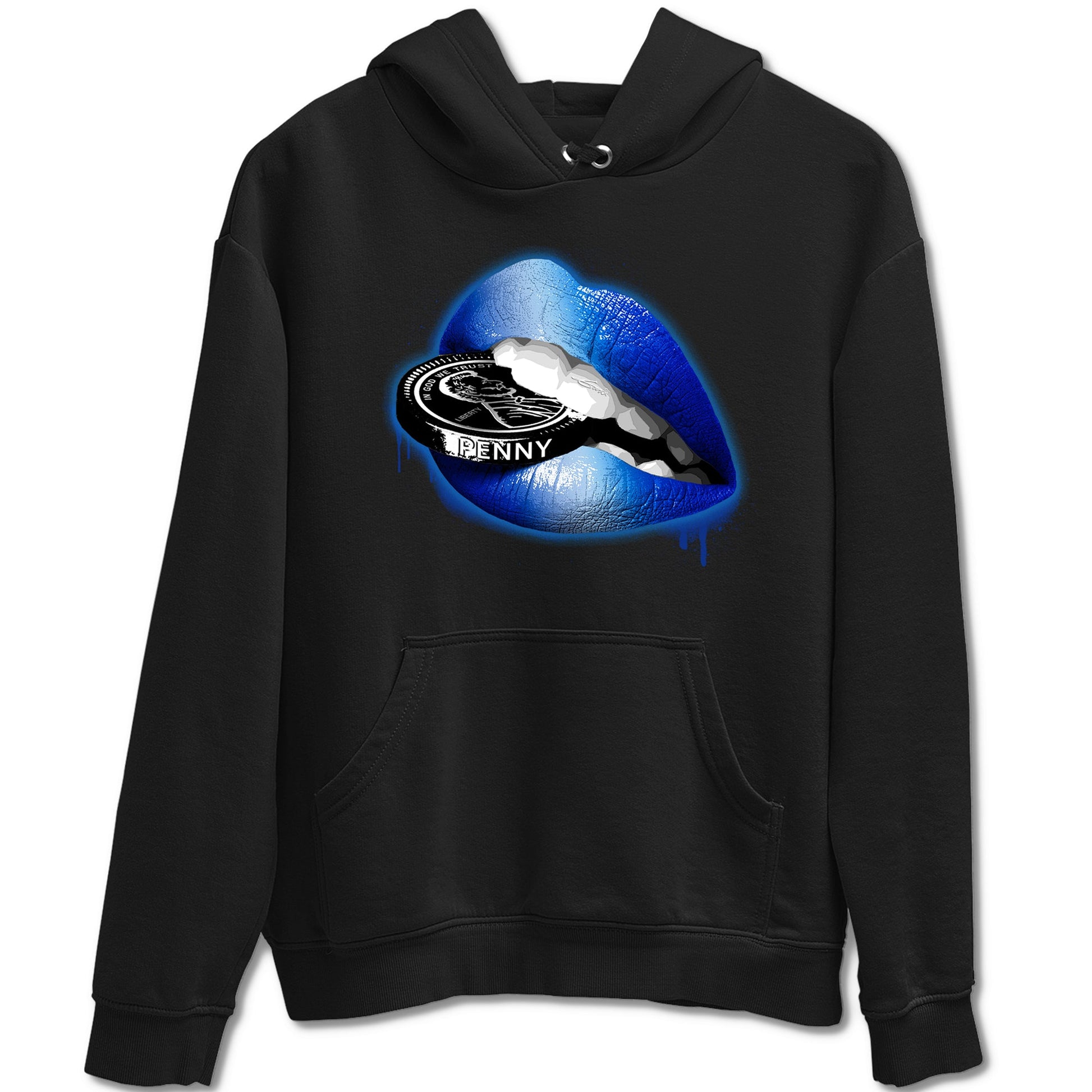 Foams One Royal shirts to match jordans Lips Coin sneaker match tees Air Foamposite One Royal match shoes to clothes SNRT Sneaker Tees unisex cotton Black 2 shirts