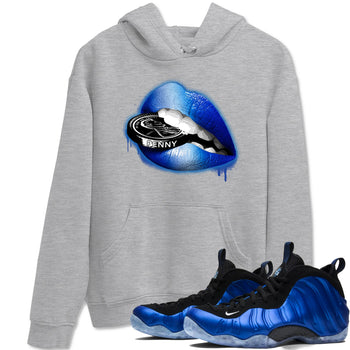 Foams One Royal shirts to match jordans Lips Coin sneaker match tees Air Foamposite One Royal match shoes to clothes SNRT Sneaker Tees unisex cotton Heather Grey 1 shirts