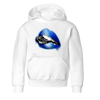 Foams One Royal shirts to match jordans Lips Coin sneaker match tees Air Foamposite One Royal match shoes to clothes SNRT Sneaker Tees Youth Baby White 2 tee