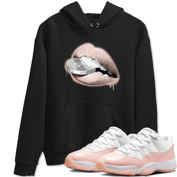 11s Legend Pink shirts to match jordans Lips Coin sneaker match tees Air Jordan 11 Legend Pink SNRT Sneaker Tees streetwear brand Black 1 unisex cotton tee