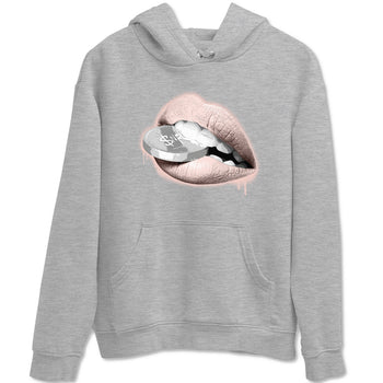 11s Legend Pink shirts to match jordans Lips Coin sneaker match tees Air Jordan 11 Legend Pink SNRT Sneaker Tees streetwear brand Heather Grey 2 unisex cotton tee