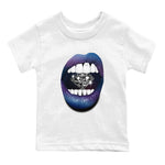 Air Foamposite One Galaxy Shirts To Match Jordans Lips Diamond Sneaker Shirts Air Foamposite 1 Galaxy SNRT Sneaker Release Tees Baby Youth Toddler White 2 crew neck shirts