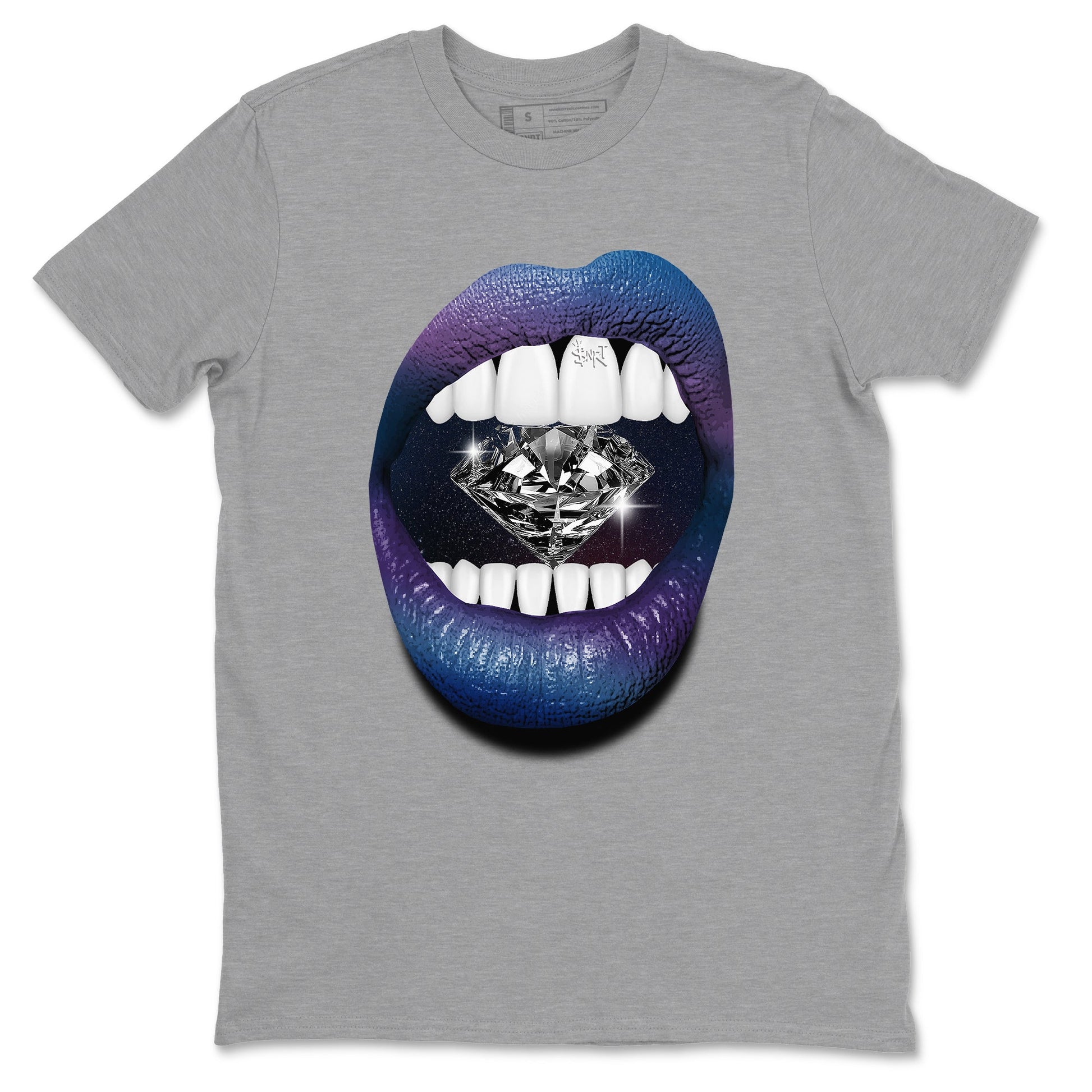 Air Foamposite One Galaxy Shirts To Match Jordans Lips Diamond Sneaker Shirts Air Foamposite 1 Galaxy SNRT Sneaker Release Tees Unisex Cotton Crew Neck Heather Grey 2 crew neck shirts