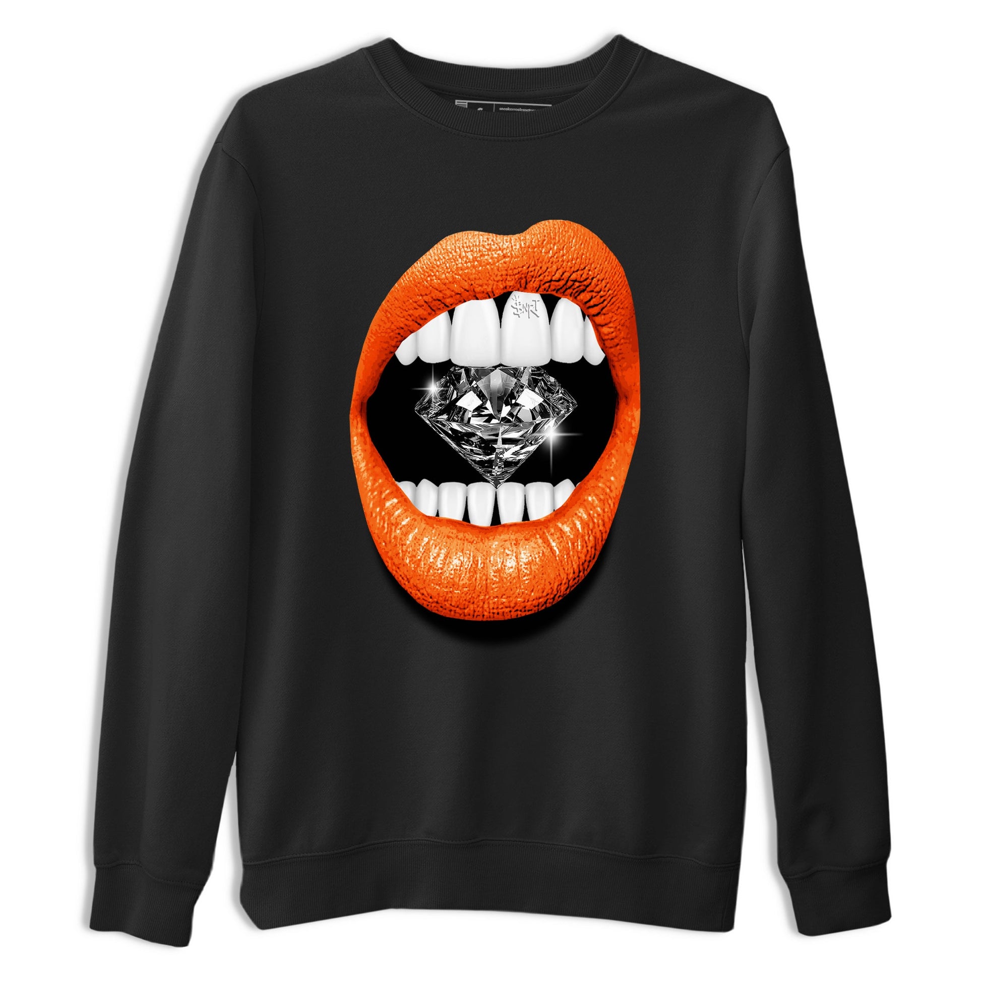 Sneaker match tees – Streetwear Graphic Tees Air Jordan 1 Shattered Backboard Sneakers – Lips Diamond Graphic Tee Black 2