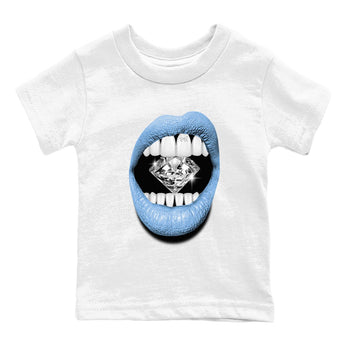 AJ11 Retro Legend Blue shirts to match jordans Lips Diamond best t shirts to wear with jordans 11s Legend Blue match shoes to clothes SNRT Sneaker Tees Youth Baby White 2 tee