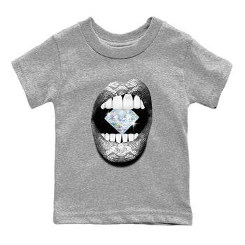 Jordan 11 Low Snake shirts to match jordans Lips Diamond sneaker match tees Air Jordan 11 Year Of The Snake best t shirts to wear with jordans SNRT Sneaker Tees Youth Baby Heather Grey 2 tee