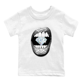 Jordan 11 Low Snake shirts to match jordans Lips Diamond sneaker match tees Air Jordan 11 Year Of The Snake best t shirts to wear with jordans SNRT Sneaker Tees Youth Baby White 2 tee