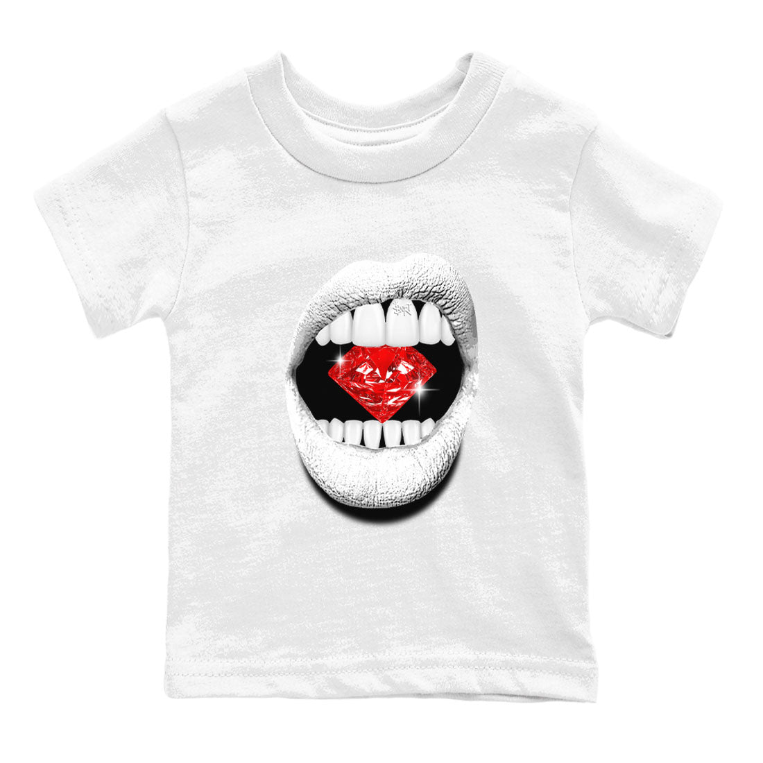 Air Jordan 12 Retro Taxi Flip shirts to match jordans Lips Diamond sneaker match tees 12s Red Taxi SNRT sneaker release tees baby toddler White 2 cotton Shirt