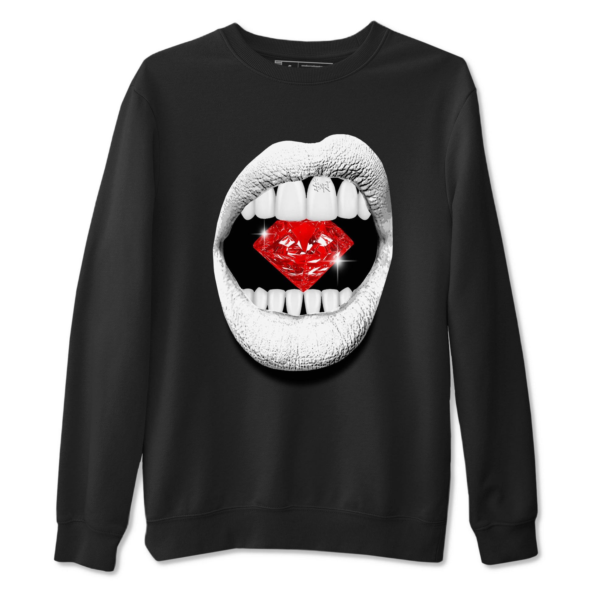 Air Jordan 12 Retro Taxi Flip shirts to match jordans Lips Diamond sneaker match tees 12s Red Taxi SNRT sneaker release Tees unisex cotton Black 2 crew neck shirt