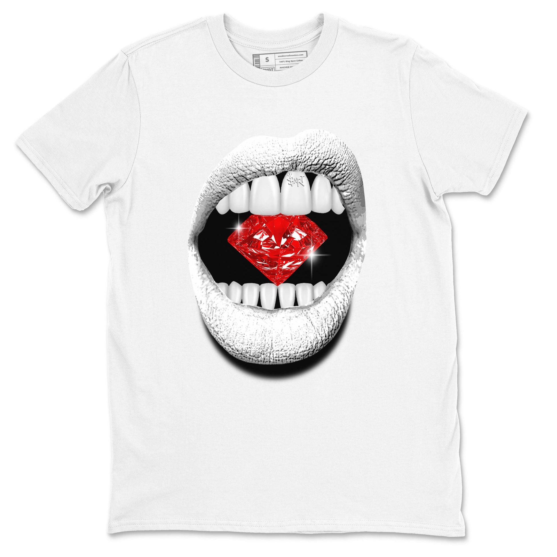 Air Jordan 12 Retro Taxi Flip shirts to match jordans Lips Diamond sneaker match tees 12s Red Taxi SNRT sneaker release Tees unisex cotton White 2 crew neck shirt
