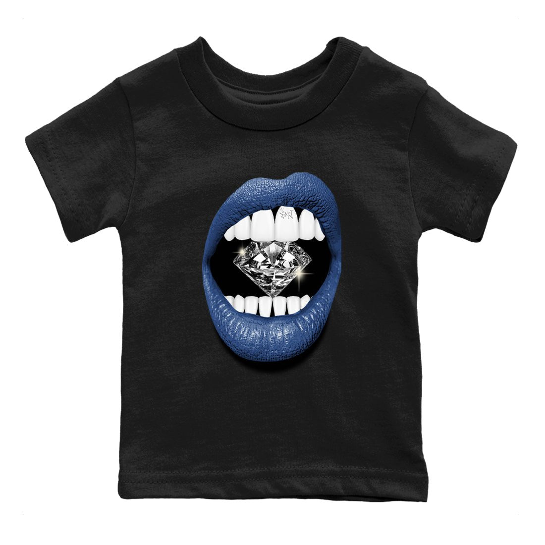 A Ma Maniere Air Jordan 3 Diffused Blue shirts to match jordans Lips Diamond graphic tee Jordan 3 For The Love best t-shirts to wear with jordans SNRT Sneaker Tees Youth Baby Black 2 tee