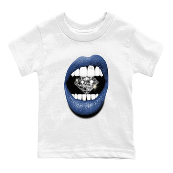 A Ma Maniere Air Jordan 3 Diffused Blue shirts to match jordans Lips Diamond graphic tee Jordan 3 For The Love best t-shirts to wear with jordans SNRT Sneaker Tees Youth Baby White 2 tee