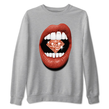 4s Brick By Brick best t shirts to wear with jordans Lips Diamond sneaker match tees Nigel Sylvester x Air Jordan 4 Brick by Brick match shoes to clothes SNRT Sneaker Tees unisex cotton Heather Grey 2 shirts