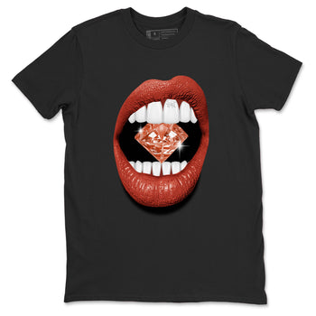 4s Brick By Brick best t shirts to wear with jordans Lips Diamond sneaker match tees Nigel Sylvester x Air Jordan 4 Brick by Brick match shoes to clothes SNRT Sneaker Tees unisex cotton Black 2 shirts