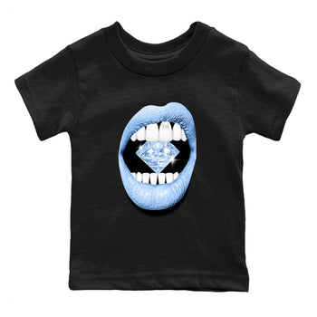 4s Forget Me Not shirts to match jordans Lips Diamond graphic tees Air Jordan 4 Forget Me Not match shoes to clothes SNRT Sneaker Tees Youth Baby Black 2 tee