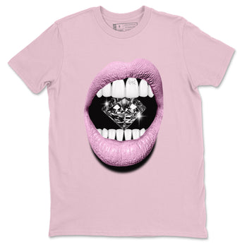 4s Orchid shirts to match jordans Lips Diamond sneaker match tees Air Jordan 4 Orchid match shoes to clothes SNRT Sneaker Tees unisex cotton Pink 2 shirts