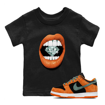 Dunk Low Ceramic shirts to match jordans Lips Diamond sneaker match tees Dunk Ceramic match shoes to clothes SNRT Sneaker Tees Youth Baby Black 1 tee