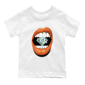 Dunk Low Ceramic shirts to match jordans Lips Diamond sneaker match tees Dunk Ceramic match shoes to clothes SNRT Sneaker Tees Youth Baby White 2 tee