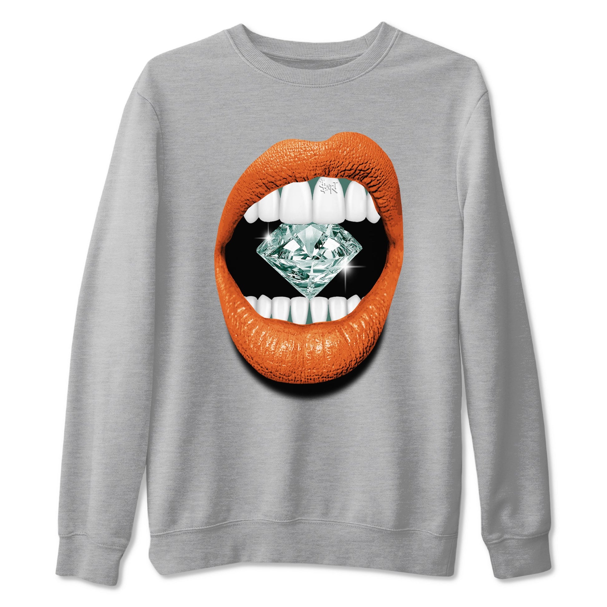 Dunk Low Ceramic shirts to match jordans Lips Diamond sneaker match tees Dunk Ceramic match shoes to clothes SNRT Sneaker Tees unisex cotton Heather Grey 2 shirts