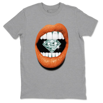 Dunk Low Ceramic shirts to match jordans Lips Diamond sneaker match tees Dunk Ceramic match shoes to clothes SNRT Sneaker Tees unisex cotton Heather Grey 2 shirts