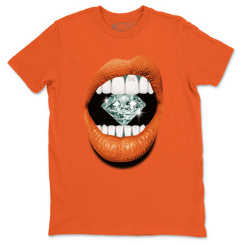 Dunk Low Ceramic shirts to match jordans Lips Diamond sneaker match tees Dunk Ceramic match shoes to clothes SNRT Sneaker Tees unisex cotton Orange 2 shirts