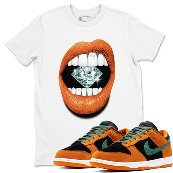 Dunk Low Ceramic shirts to match jordans Lips Diamond sneaker match tees Dunk Ceramic match shoes to clothes SNRT Sneaker Tees unisex cotton White 1 shirts