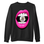 Nike KD 4 Retro Aunt Pearl shirts to match jordans Lips Diamond sneaker match tees Nike KD 4 Aunt Pearl match shoes to clothes SNRT Sneaker Tees unisex cotton Black 2 shirts