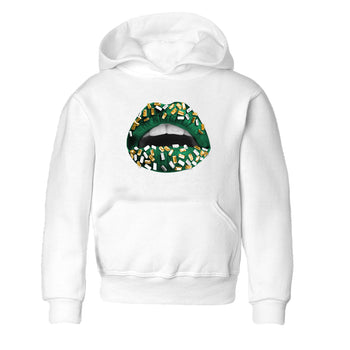Sneaker Threads – Sneaker Tees To Match Air Jordan 1 Pro Green – Lips Jewel Youth Graphic Tee White 2. Perfect for Jordan releases 2025 colorways.